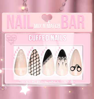 Second Life Marketplace - ::LL:: Cuffed Nails // Nude